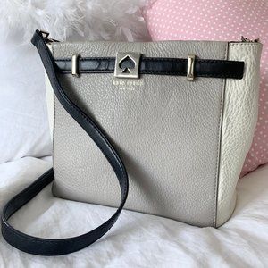 Kate Spade Houston Street Grey/Cream/Black Bag